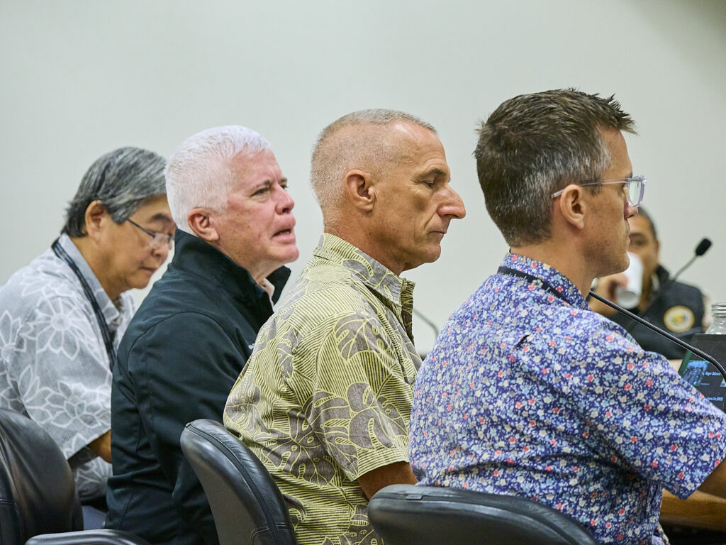 The House and Senate held an Informational  Briefing on the Proposed site for the new O’ahu Landfill on Tuesday January 7th. The hearing drew multiple questions for the Representatives and Senators all wishing to contribute to the correct final decision regarding the location of the new landfill,(David Croxford/Civil Beat/2024)