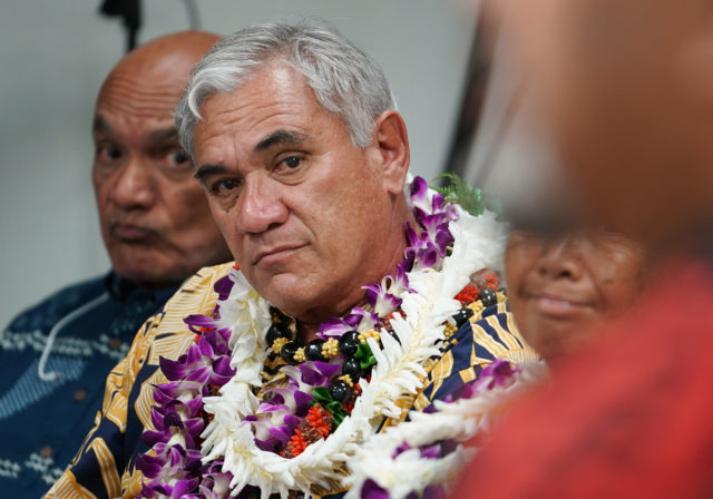 DHHL William Aila during Senate Hawaiian Affairs Committee meeting.