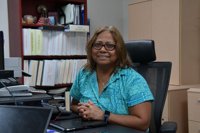 Esther Muna is the chief executive officer of the Commonwealth Healthcare Corporation, the only hospital in the Northern Mariana Islands. Photo taken August 2022.