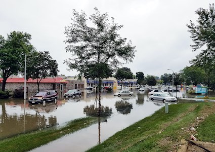 FLOODED ROAD