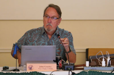 John Gourley Vice Chair WESPAC speaks during 2020 meeting held at the YWCA.