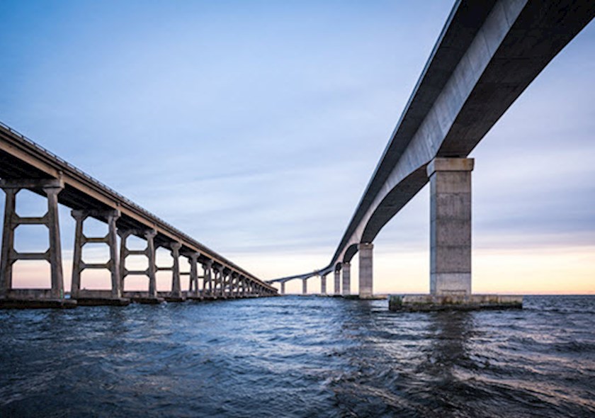 Picture of the Marc Basnight Bridge in Outer Banks, NC.