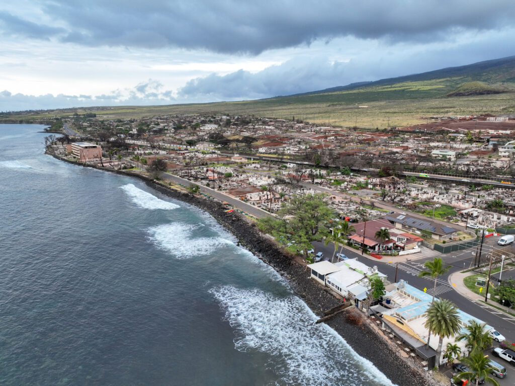 Front Street in Lahaina (Nathan Eagle/Civil Beat/2024)