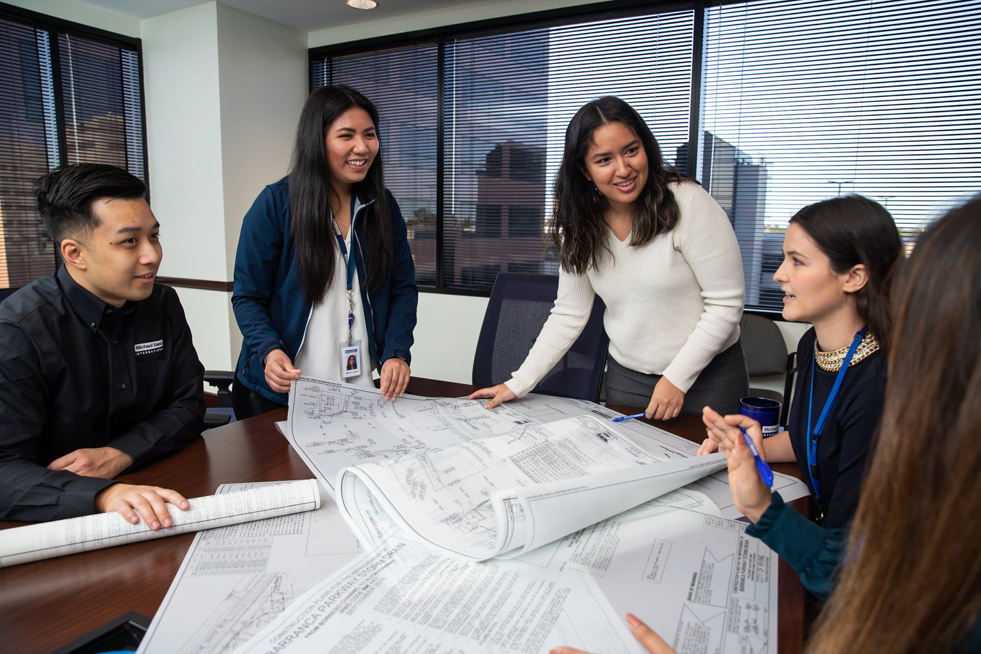 photo of engineers working together in an office